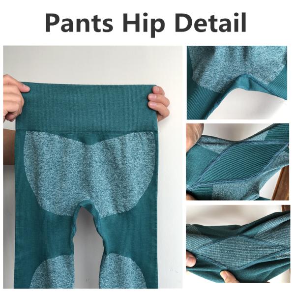 Women's Push Up Nylon Lycra Seamless Custom Logo Sport Yoga Bra & Pants