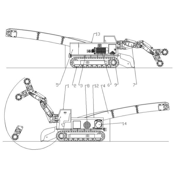 Digging Rock Loading Machine