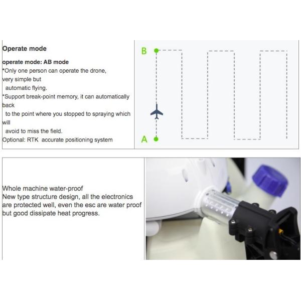 5kg 4 Axis Agras Drone Sprayer Price 5L Nozzle Spraying Drones for Agriculture Purpose