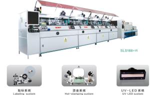 Quality Modular Combined Structure Automatic Screen Printer Servo Driven UV Curing for sale