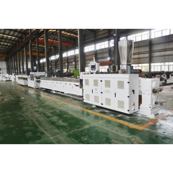 Shenzhen HYPET Popular PVC Wire Duct Cable Extrusion Machine With Punching Machine And Slotting Machine