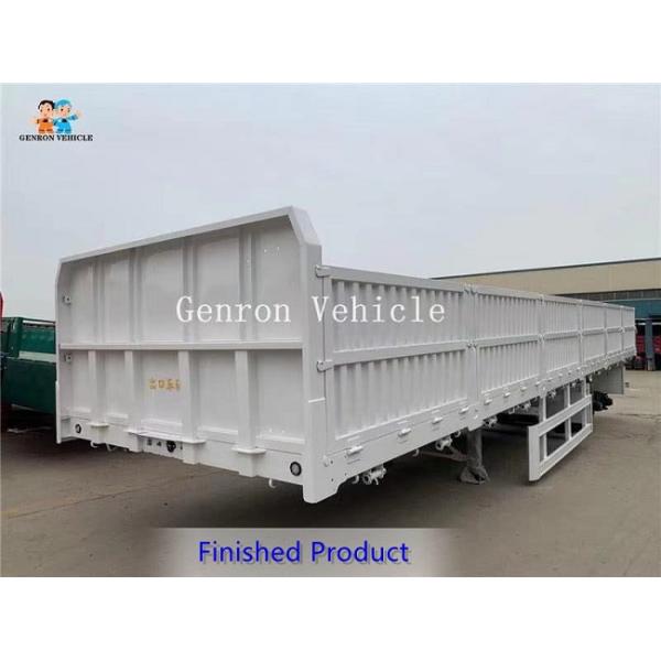 40ft Containers 80T Drop Side Semi Trailer With Twist Locks