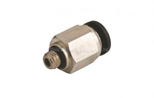 Quality Miniature Brass Pneumatic Tube Fittings Straight / Branch Tee Type for sale