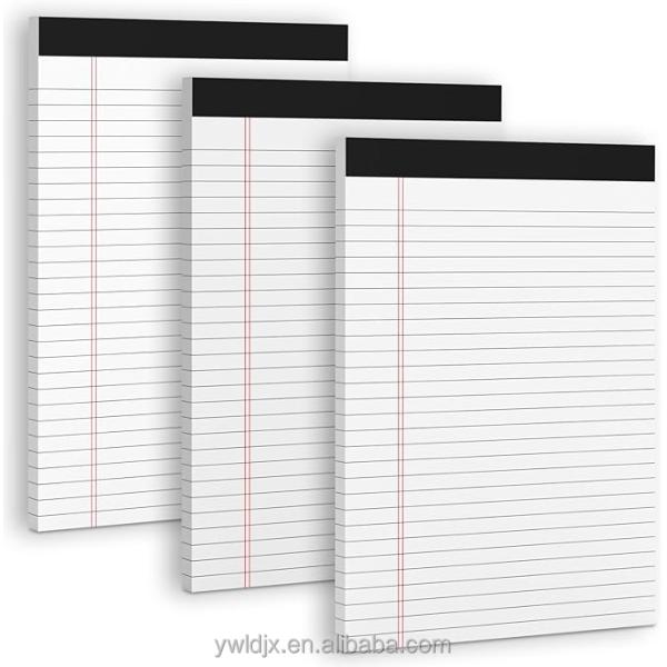 Horizontal Line Inside Pages Legal Pads for Business Correspondence