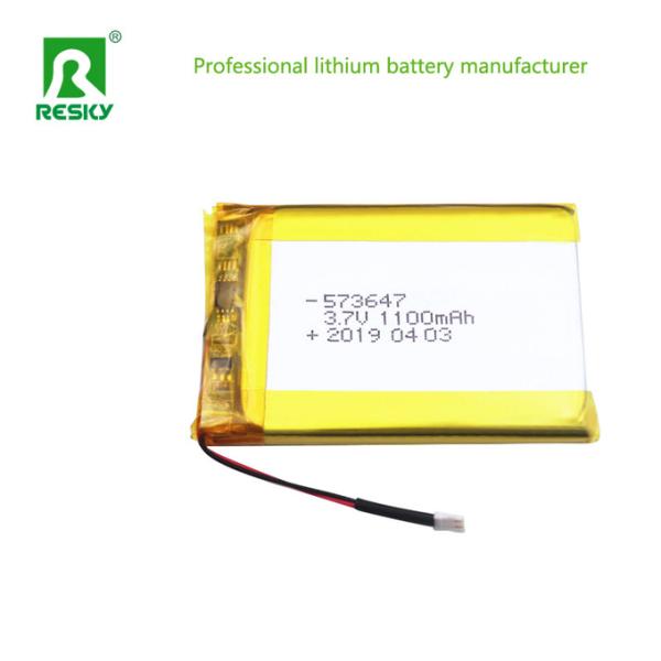 Prismatic Pouch Lithium Polymer Battery Cell 573647 553450 3.7V 1100mAh Power Storage Batteries