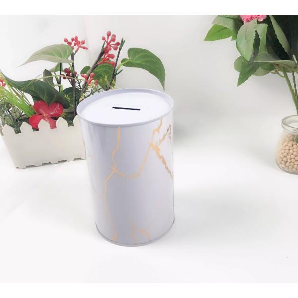 Home Decorative Custom Tin Cans Handmade Craft Metal Piggy Bank