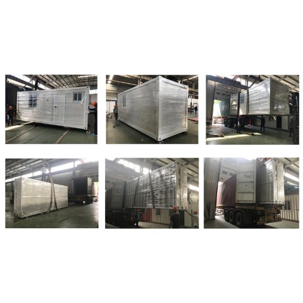 Security Guard Premade Container Homes Three Layers Removable Customized Color