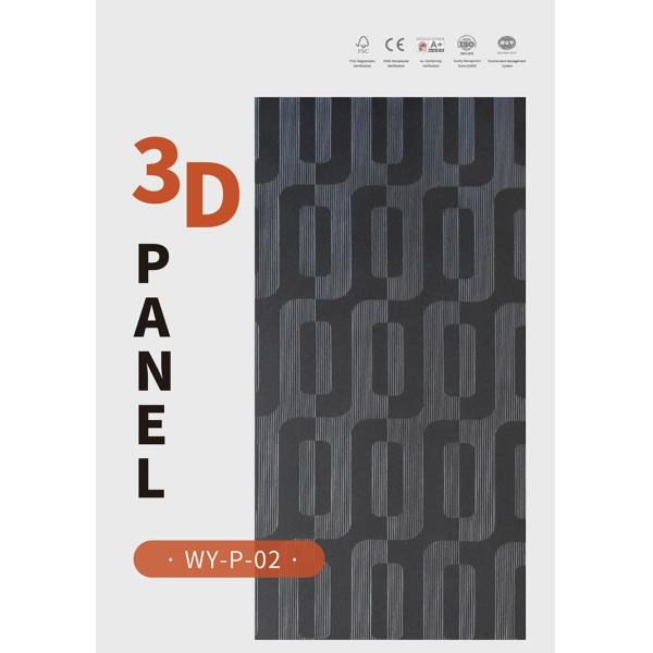 Office Room Interior 3D Decorative Wall Panels , MDF Wall Art Panels 1200x2400mm