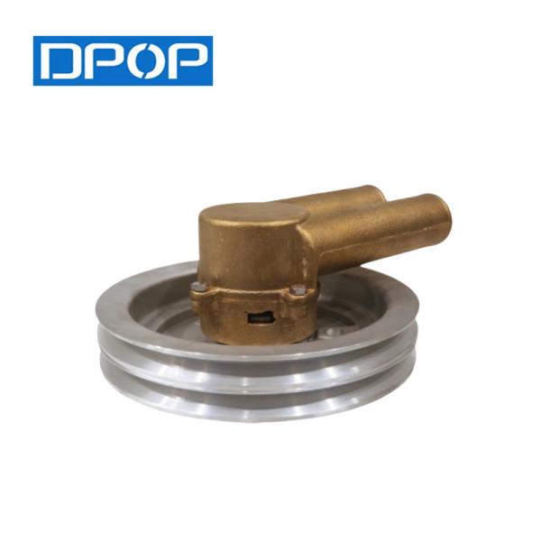 DPOP Raw Sea Water Pump 21214596 3858229 Double V Belt Pulley For Volvo Penta 4.3, 5.0, 5.7 GL
