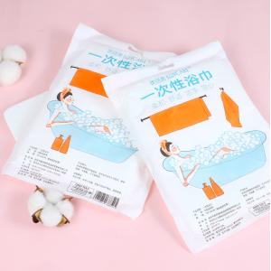 Quality FDA 70 X 140cm One Pcs 75GSM Disposable Body Towels for sale