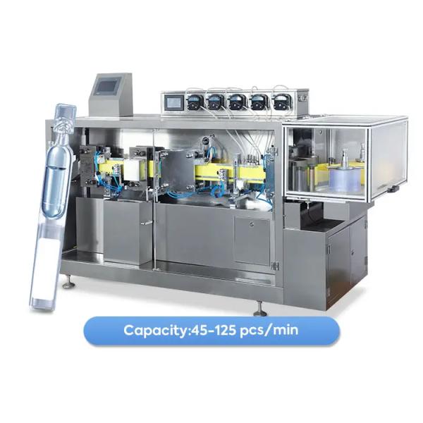 PVC / PE Ampoule Filling And Sealing Equipment Capacity 1-25 Blankings/Min