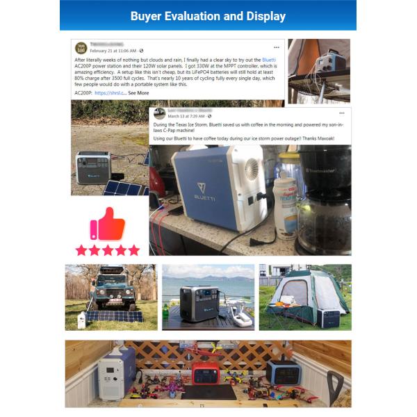 500Wh Power Supply 500 W Potable Power Station