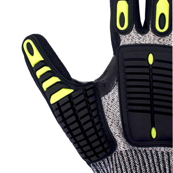 Washable Nitrile Palm Coated Work Gloves , Touchscreen Cut Resistant Gloves Mechanic