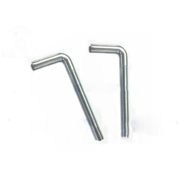 Buy Convenient L Shaped Anchor Bolts , Hot Dipped Galvanized Anchor Bolts at wholesale prices