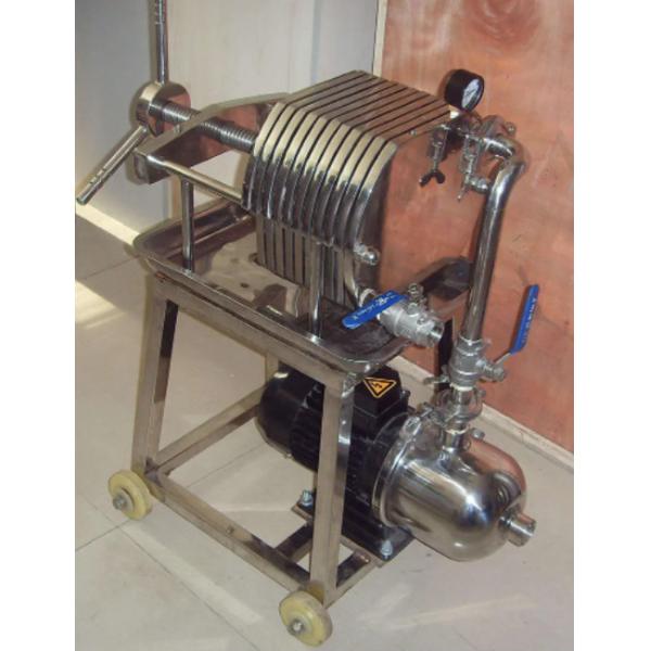 304 Stainless Steel Filter Press Sewage Treatment Soy Sauce 0.75kw