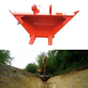 Quality Durable V Shaped Ditching Bucket , Trapezoid Excavator Buckets Multifunctional for sale