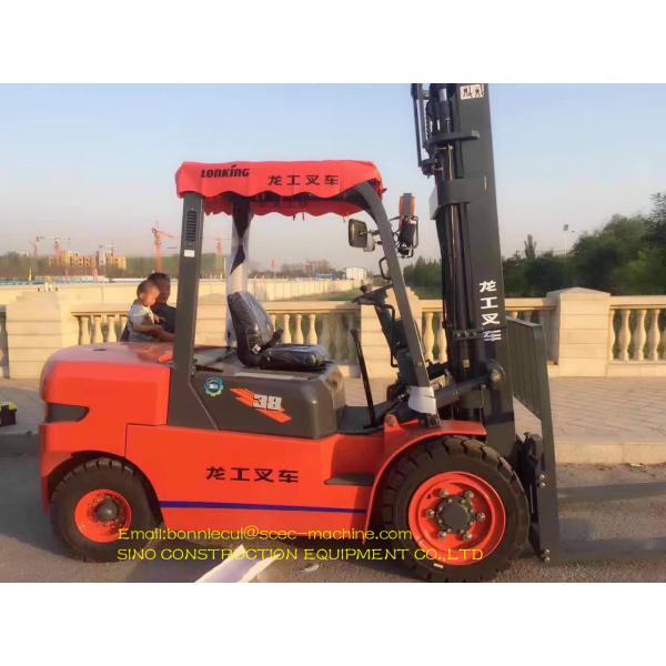 Powered Diesel Forklift Truck 3.8 ton Forklift FD38 Max Lifting Height 3800mm