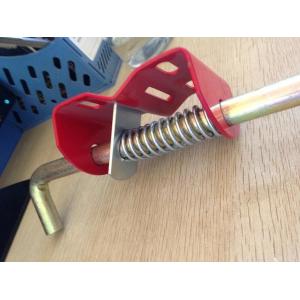 Red Powder Coated Fence Gate Anchor Latch Secures Gate And Helps Minimize