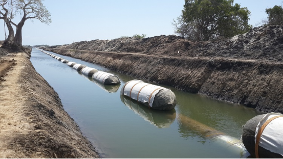 ISO 14409 Marine Inflatable Natural Rubber Airbags Black for Ship Launching Lifting