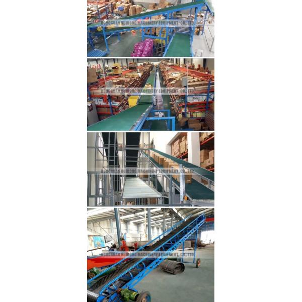 Industrial Equipment Food Grade Conveyor , Inclined Cleated Belt Conveyor