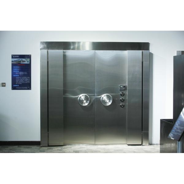 Sturdy Construction Height 2500mm 240mm Burglar Proof Door Double Opening