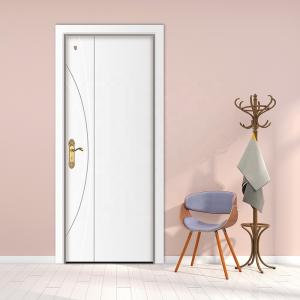 Single Swing White Hardwood Internal Doors 208cm Height Moistureproof