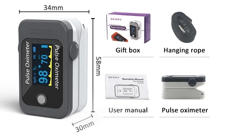 4G Wireless Portable Pulse Oximeter with APP Server Cloud Fingertip Oximeter Remote Patient Monitor for Old ODM OEM