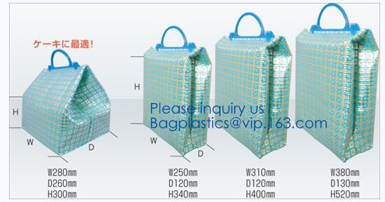 Foldable Lunch Insulated Cooler Bag Heated Food Delivery Bag Thermal Pizza Delivery Cooler Bag