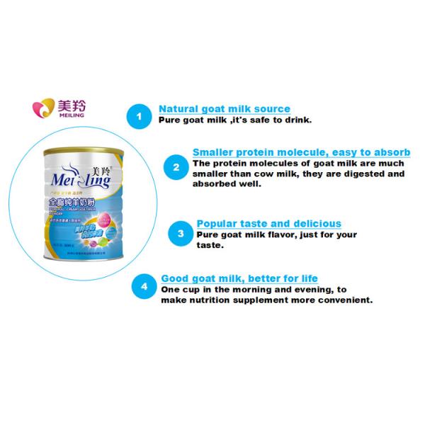 Low Fat Protein Natural Goat Milk Powder Non Gmo High In Calcium