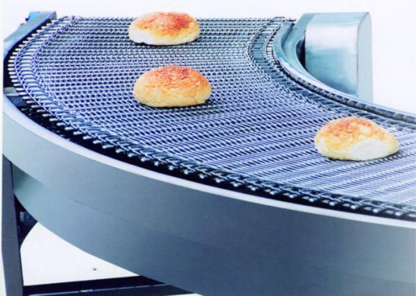 Net Chain Curved Automated Conveyor Systems , Material Handling Equipment