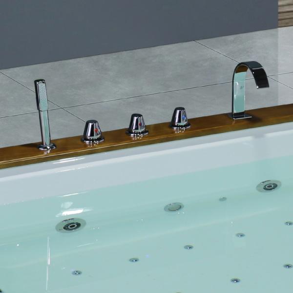 5' Side Skirt Massage Bathtub Waterfall Jacuzzi Tub For Bathroom 2 Person