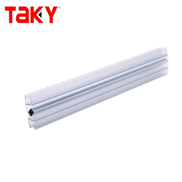 Clear PVC Shower Door Seal Strip 10mm Transparent Waterproof