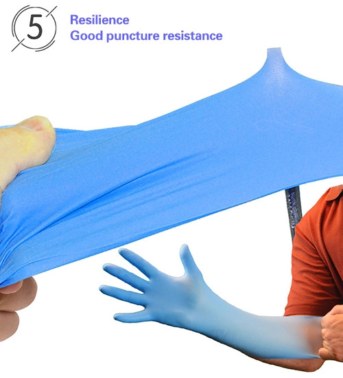 Anti Bacterial Virus Dentist Disposable Nitrile Gloves