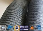 6" Grey PVC Coated Fiberglass Fabric Flexible Air Duct For Fume Extraction