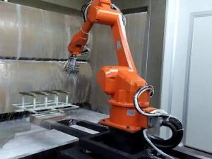 China 220V Spraying Robot 6 Axis Industrial Robot Arm USB Interface on sale