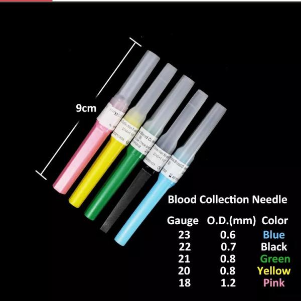 21G 1/5" Green Vacuum Needle Blood Collection Needle Pen