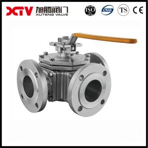 Quality 304 Material Flanged End Ball Valve with Pneumatic Driving Mode and Normal Temperature for sale