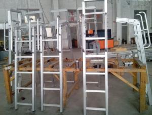 Quality non-standard Aluminum step ladder, truck ladder,fire engines ladder, waterproof ladder for sale