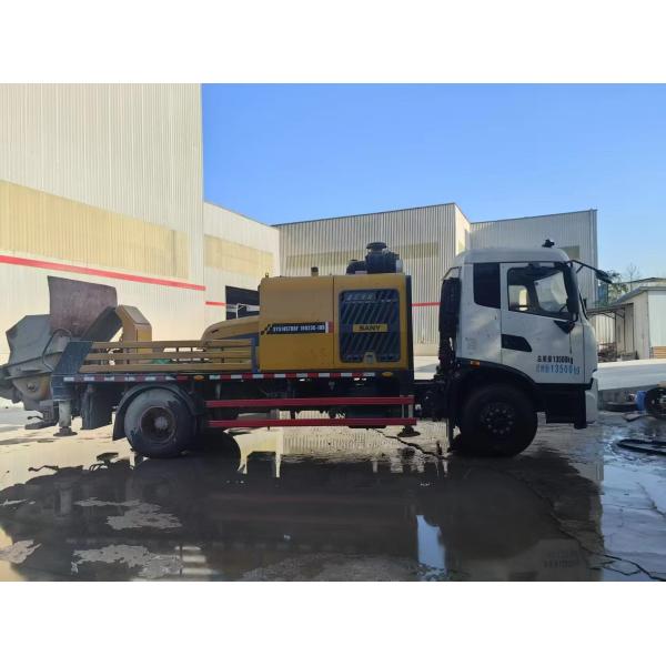 Used 2022 Sany Truck Mounted Concrete Pump Truck with 100 m3/h Productivity and 9185*2500*3040mm Dimensions