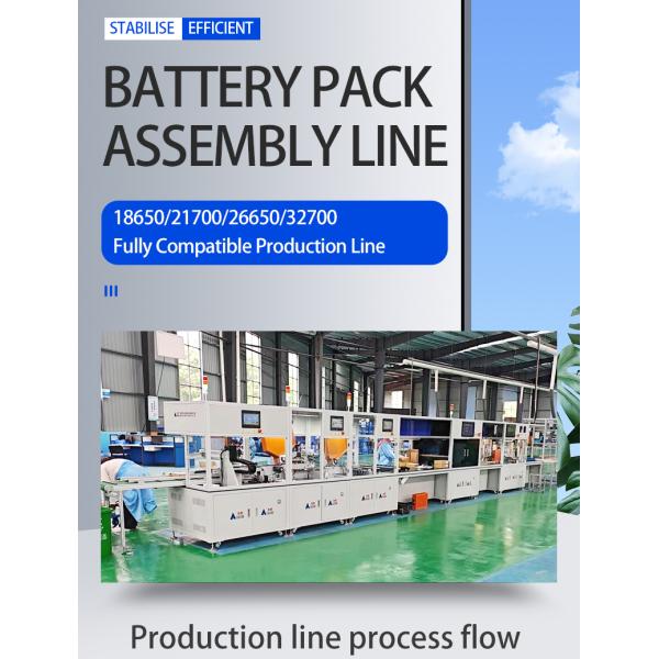 Cylindrical Battery Pack Assembly Line 3000PCS/H Automatic Production