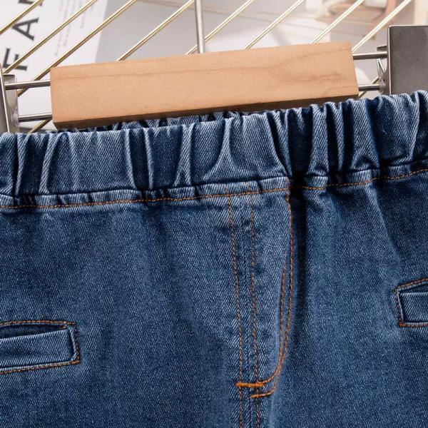 Children'S 110cm 43.3in Spring And Autumn Tiger Print Suit Two Piece Pants Set