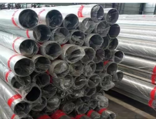 Weld SUS 201 Seamless Stainless Steel Pipe Tube Polished For Construction Decoration