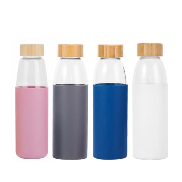 Bulk Wholesale Durable BPA-Free Glass 500ml Water Bottles | Custom Logo | Eco-Friendly | FDA Approved