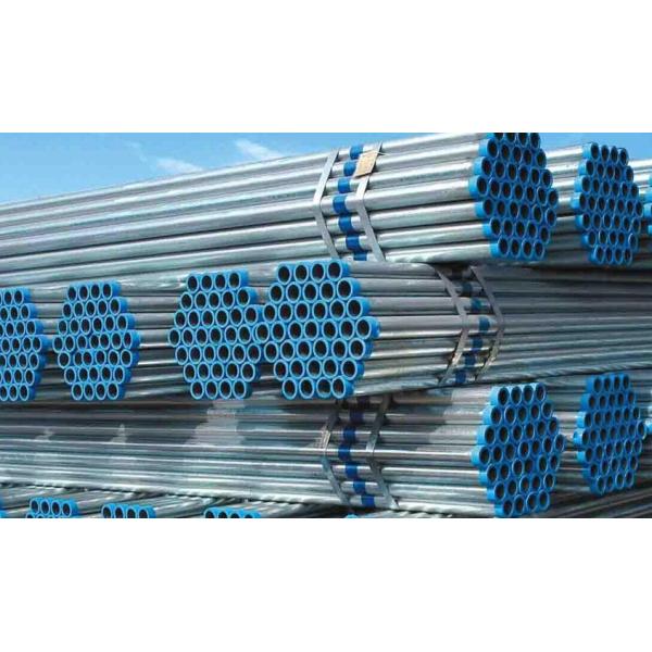 5.0mm Galvanized Welded Steel Pipe Hot Dip Round 600g / M2
