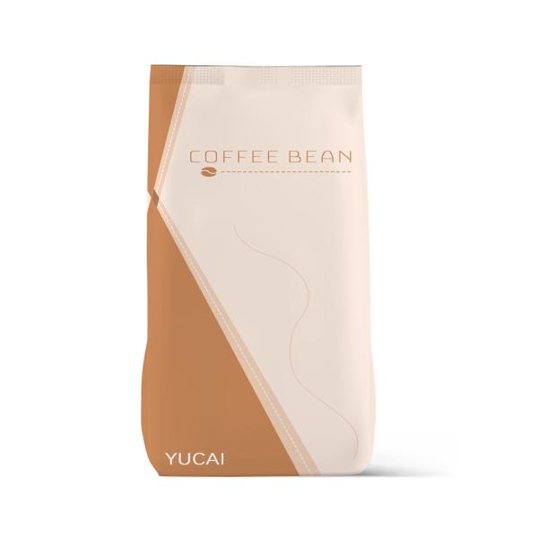 500g Coffee Packaging Bags Heat Seal Foil Laminated Printed Side Gusset Pouches