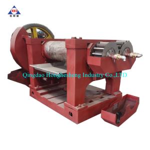 Quality Two Roll Rubber Mixing Mill 60HRC With Motor Below for sale