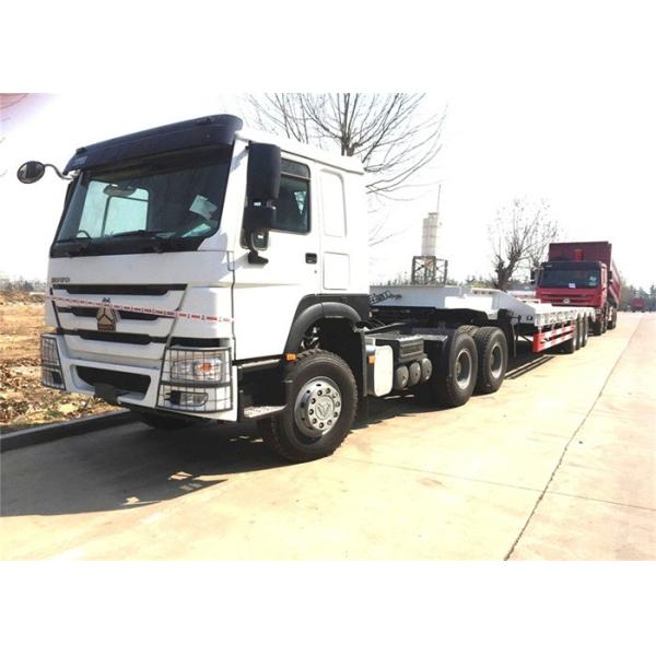 Concave Beam Extendable 3 Axle 100 Ton Lowboy Semi Trailer