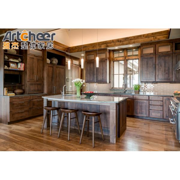 Modern Stylish Antique Wooden Kitchen Cabinet Shaker Design for Traditional Kitchens