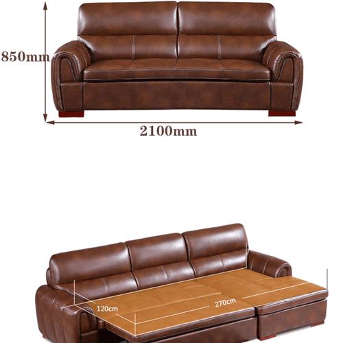 BN Folding Sofa Bed modern furniture sofa bed Functional Leather Living Room Storage Sofa Bed leather sleeper sofa