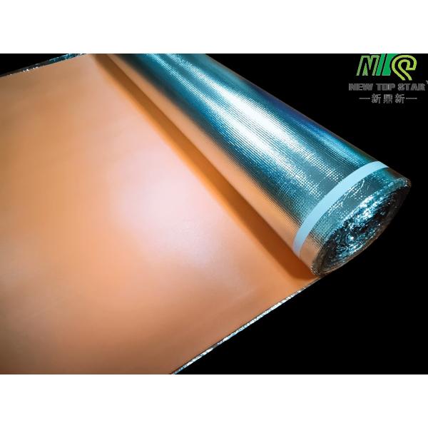 Orange Moisture Resistant Underlay PE Film For Laminate Flooring